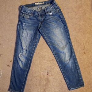Old Navy ripped Boyfriend jeans, size 0